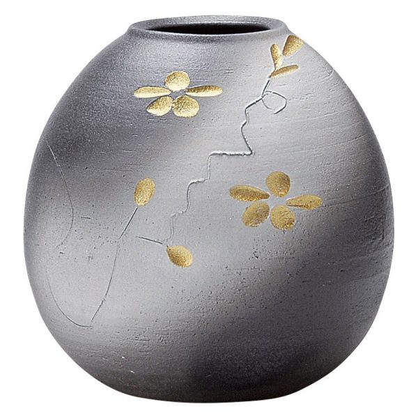 Shigaraki Ware MR-1-2574 Hechimon, Flower Base, Large, Brown, Moonlit Pottery Sale
