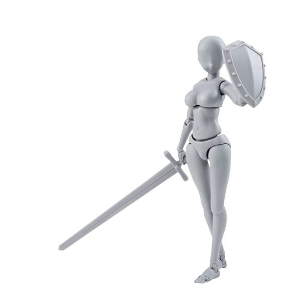 S.H.Figuarts Body-kun -Kentaro Yabuki- Edition DX SET (Gray Color Ver.), 5.3 in. (135mm) ABS and PVC Painted Action Figure Online now