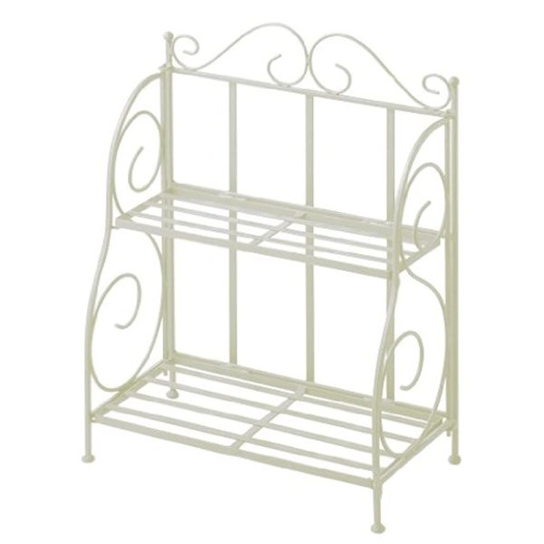 Ohashi Shinji Shoten Open Shelf Rack, Black, Approx. 17.7 x 6.3 x 14.6 inches (45 x 16 x 37 cm) Online Sale - Image 3
