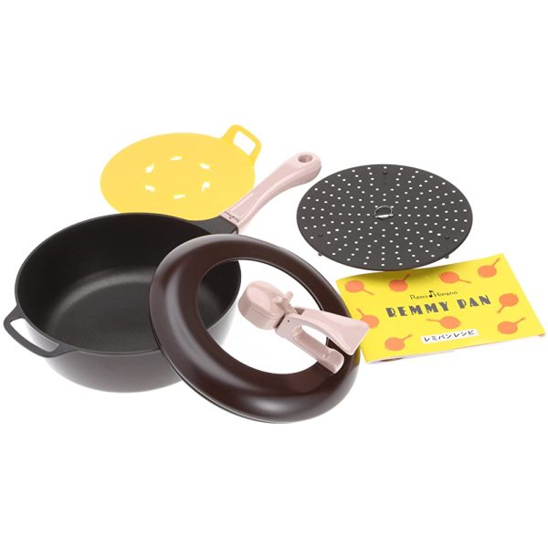 Wahei Freiz Remy Hirano Remy Pan, Brown, Multi-Sheet and Steamer, 3-Piece Set Supply