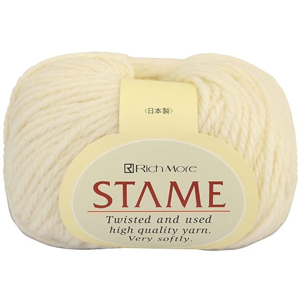 Hamanaka Richmore Sturme 2064 Wool Knitting Yarn, Extra Thick, Col. 31, White, 1.8 Oz (50 g), Approx. 128.4 Yards (100 m), 10-Skein Set Online now