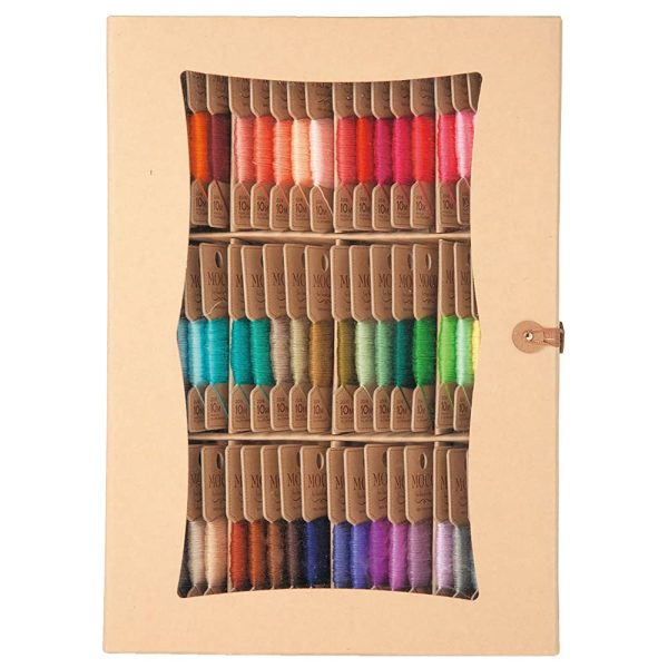 FUJIX MOCO Moco Paper Box Set, A, 32.8 ft (10 m), 60 Colors, Standard Colors, Hand Sewn Thread Sale
