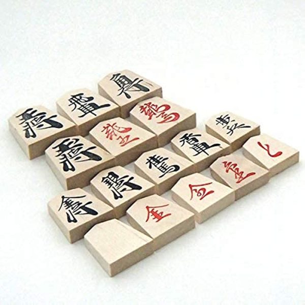 Wooden Shogi Set with Yamagata Tendo Hon Tsuge Carved Koma Root, Shinkei No. 7 Folding Shogi Board and Excellent Shogi Pieces Cheap - Image 3