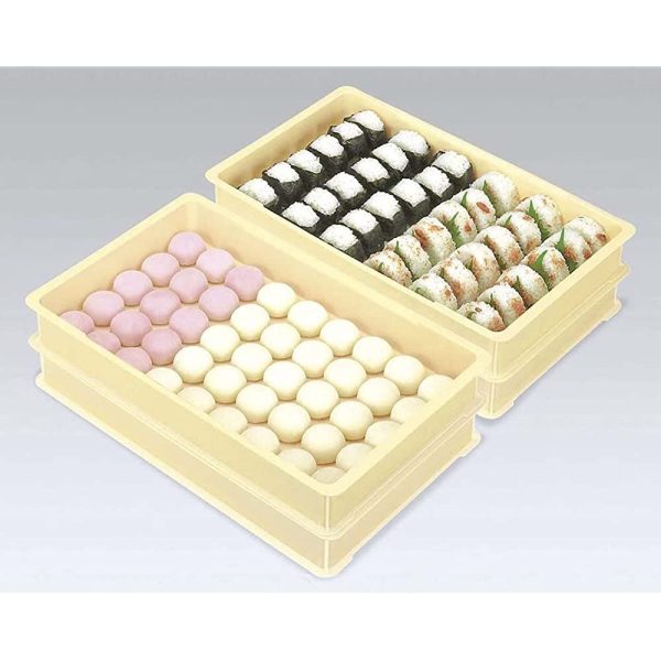 Shinki Synthetic Dragonfly Storage Container, 4.8 gal (12.6 L), Set of 10, Made in Japan, Rice Cake, Ivory, Food Container, Large Hot on Sale - Image 3