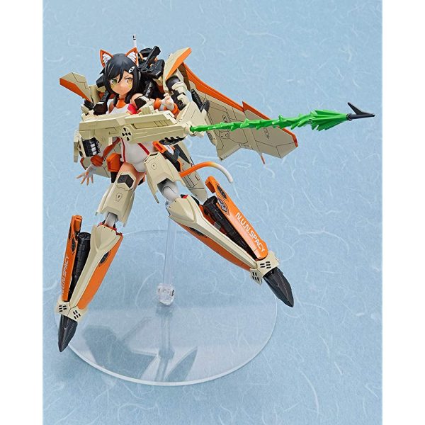 Aoshima Bunka Kyozai VFG Macross Delta VF-31D Skudo SP, Total Height Approx. 6.1 inches (155 mm), Color Coded Plastic Model MC-08 Fashion - Image 2