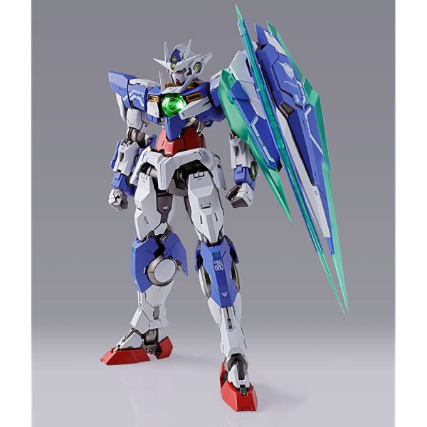 METAL BUILD Mobile Suit Gundam 00: 00 QAN T: Approx. 7.1 Inches (180 mm) ABS & PVC & Die Cast Painted Articulated Figurine For Sale - Image 2
