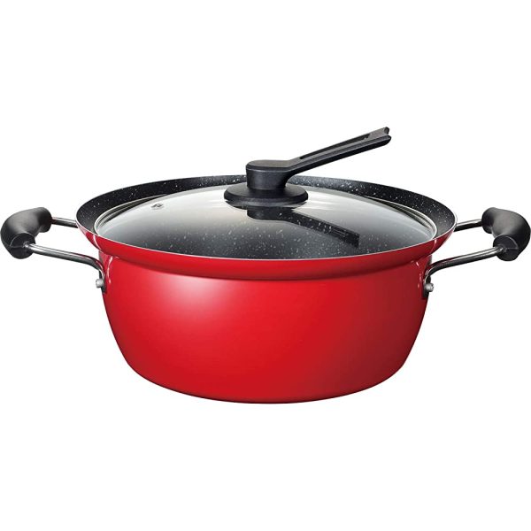 Wahei Freiz Nikomina RB-1698 Dish & Spill Resistant Pot, 10.2 inches (26 cm), Induction and Gas Compatible For Discount