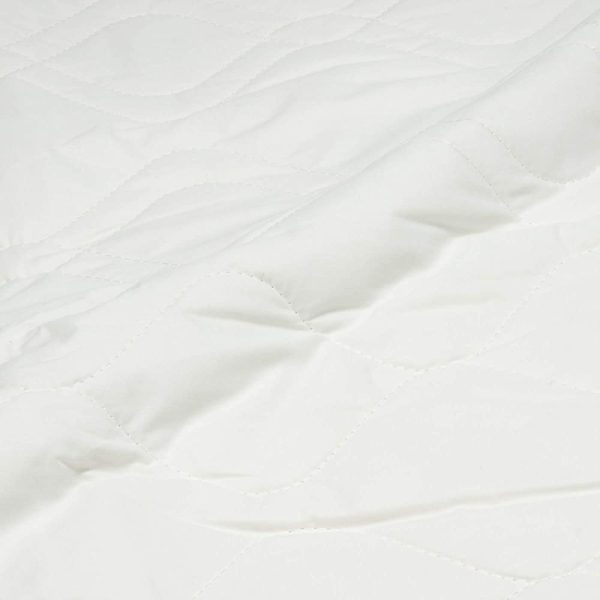 Nishikawa CM00087012W Bed Pad, Single, Washable, Mattress Pad, Wool, Moisture Wicking, Warm, Summer, Solid Color, White Online Sale - Image 2