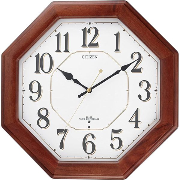 Citizen Atomic Wall Clock Analog nemuri-nahapinesu Eight Corners Wood Brown Citizen 8my472 – 006 Cheap