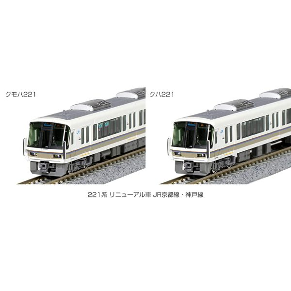 KATO 10-1578 N Gauge 221 Series Renewal Car, JR Kyoto and Kobe Line, 8-Car Set, Railway Model, Train Hot on Sale - Image 2