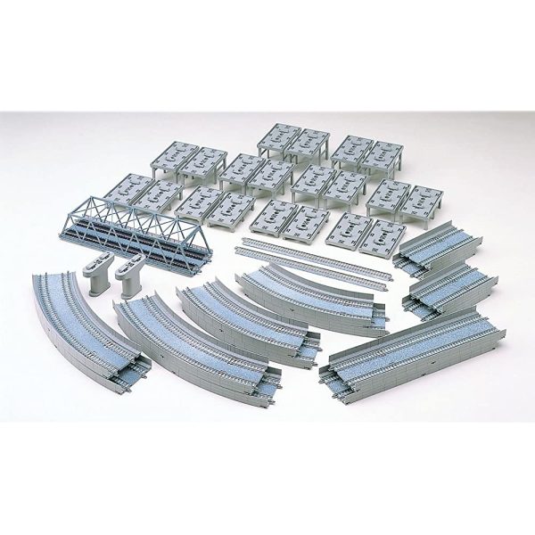 TOMIX 91074 N Gauge Rail Set, Elevated Double Wire 3D Intersecting Set, HC Pattern, Railway Model Supplies Online Sale - Image 2