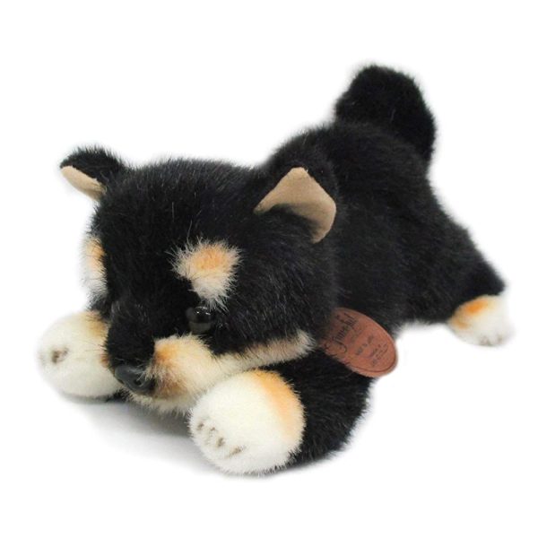 Graceful Dog (Made in Japan) I-6868 Negari DOG Shibainu Black, Height Approx. 3.9 inches (10 cm) Supply