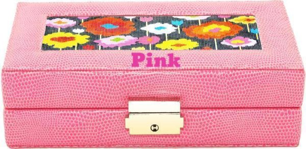 Lee s Leather Goods # BAG38 Rectangular Jewelry Case For Discount - Image 4